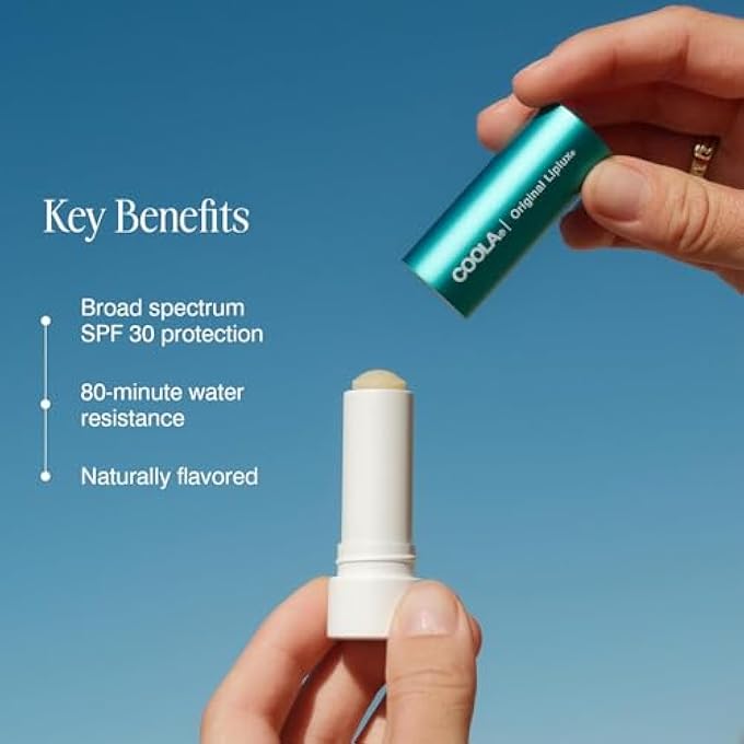 COOLA ORGANIC LIPLUX LIP BALM AND SUNSCREEN WITH SPF 30, DERMATOLOGIST TESTED LIP CARE FOR DAILY PROTECTION, VEGAN AND GLUTEN FREE, 0.15 OZ - Image 4